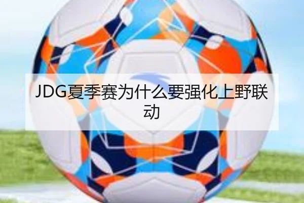 JDG夏季赛为什么要强化上野联动